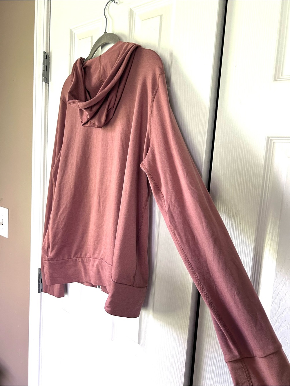 Vuori Halo Performance Full Zip Hoodie Large Dusty Rose DreamKnit - Picture 5 of 9